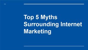 Video thumbnail: Mod. 10 - Top 5 Myths Surrounding Internet Marketing