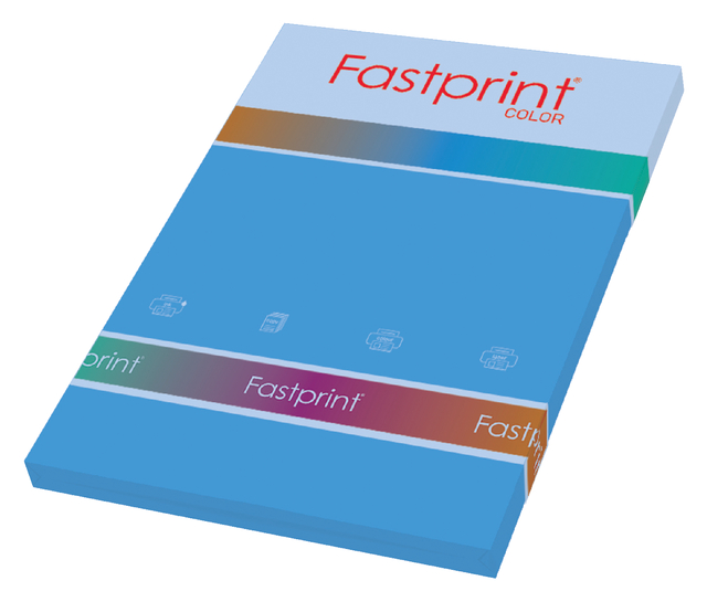 Kopieerpapier Fastprint A4 120gr diepblauw 100vel