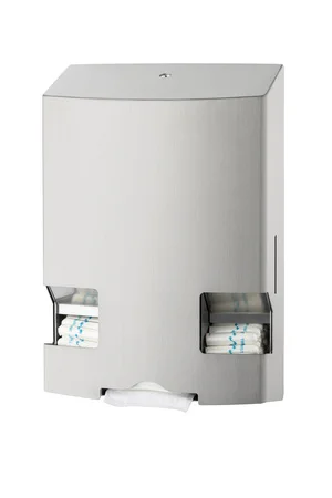 MediQo-line maandverband- & tampondispenser RVS