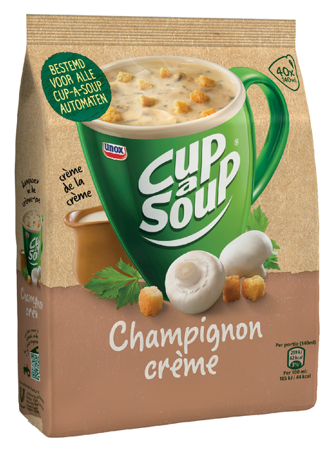 Cup-a-Soup Unox machinezak champignon crème 140ml