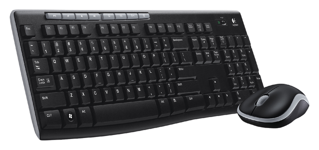 Toetsenbord Logitech MK270 Azerty +muis zwart