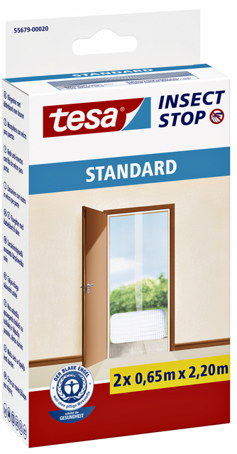 Insectenhor tesa® Insect Stop STANDARD deur 2x 0,65x2,20m antraciet