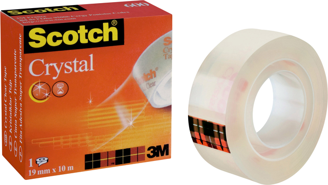 Plakband Scotch Crystal 600 19mmx10m