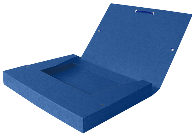 Elastobox Oxford Top File+ A4 25mm blauw