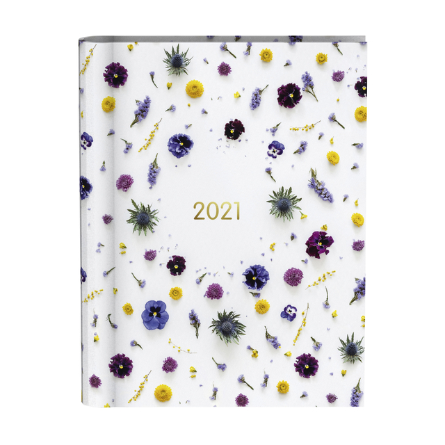Agenda 2021 wire-o flowers white