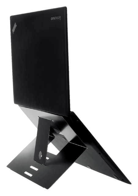 Ergonomische laptopstandaard R-Go Tools Riser attachable zwart