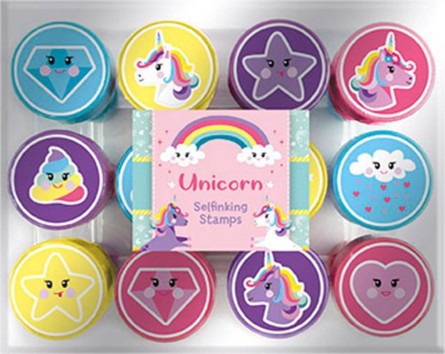 Stempels Totum Unicorn zelfinktend