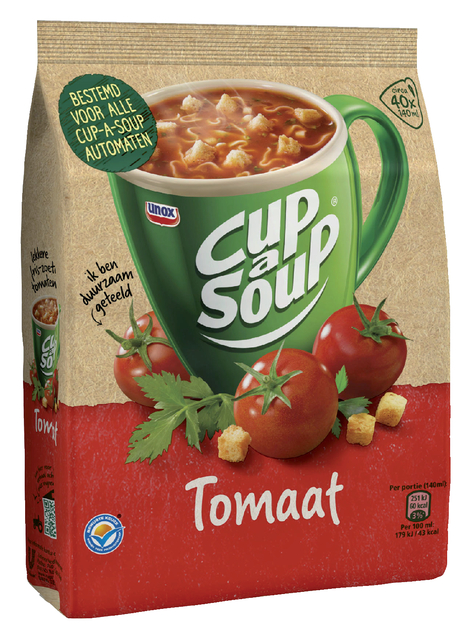 Cup-a-Soup Unox machinezak tomaat 140ml