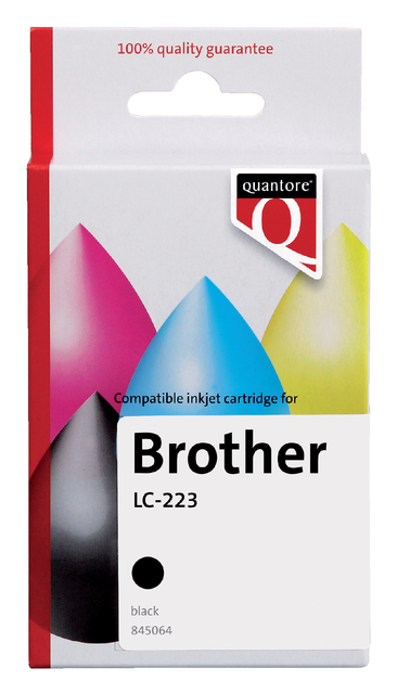 Inktcartridge Quantore alternatief tbv Brother LC-223 zwart