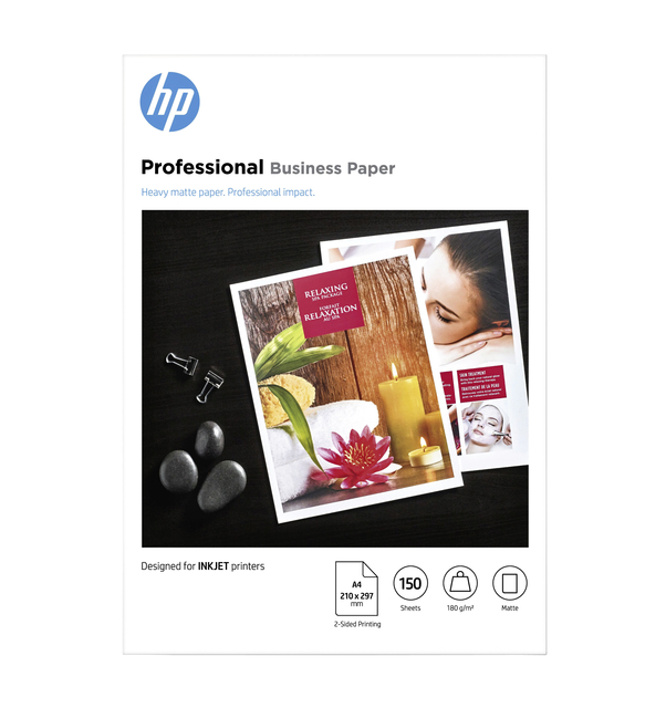 Inkjetpapier HP 7MV79A A4 mat 180gr 150vel