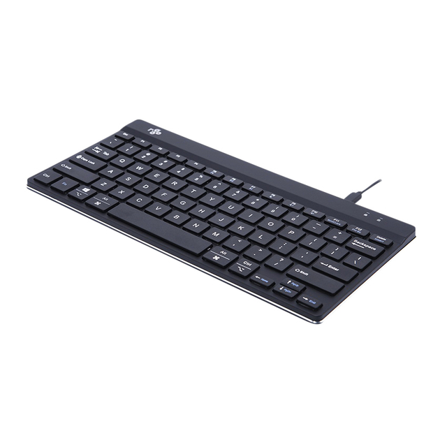 Toetsenbord R-Go Tools Compact Break Qwerty US zwart