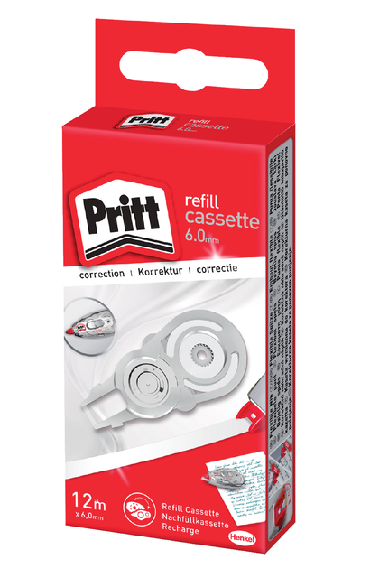 Correctierollervulling Pritt 6mmx12m flex