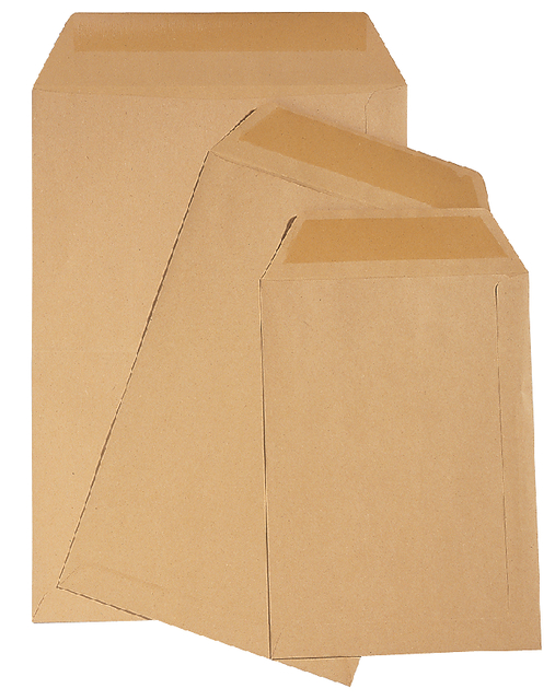 Envelop Quantore akte EC4 240x340mm bruinkraft 250stuks