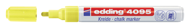 Krijtstift edding 4095 rond 2-3mm neon geel