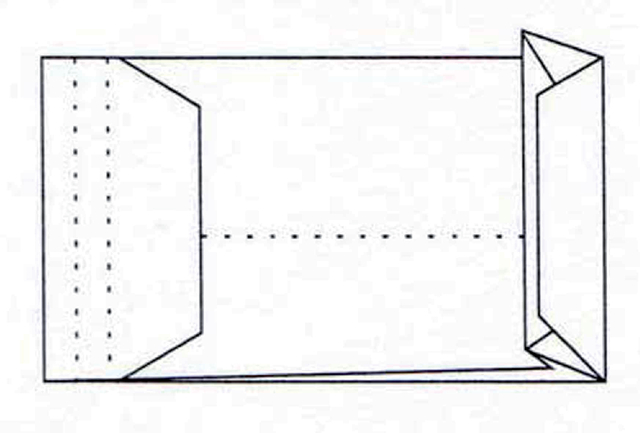 Envelop Quantore monsterzak 262x371x38mm zelfkl wit 125stuks