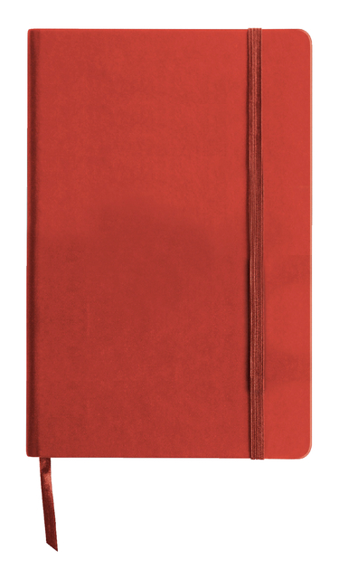 Notitieboek Quantore A5 lijn 192blz 80gr rood