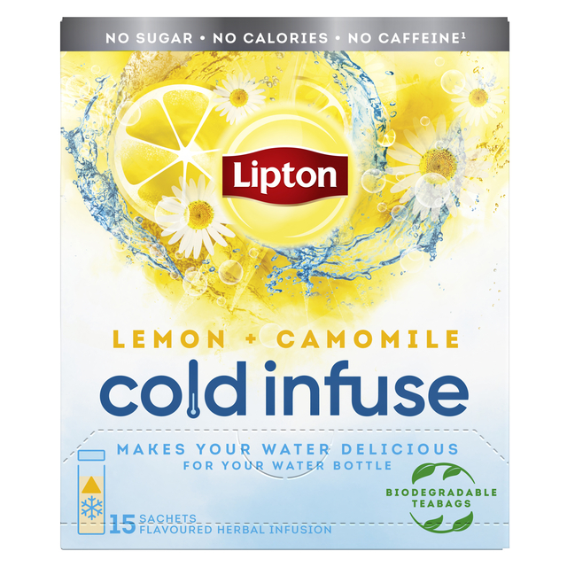 Cold infuse Lipton lemon chamomile