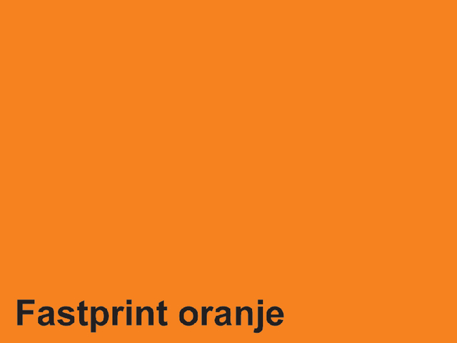 Kopieerpapier Fastprint A4 160gr oranje 50vel