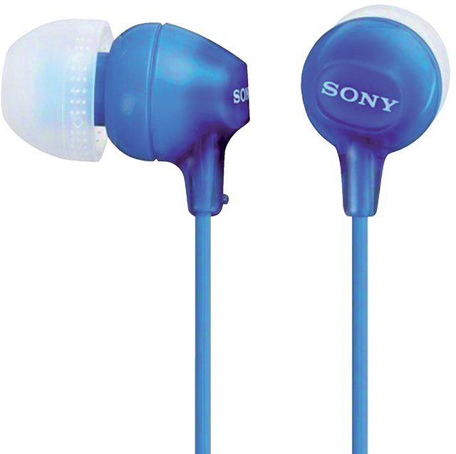 Oortelefoon Sony EX15LP basic blauw
