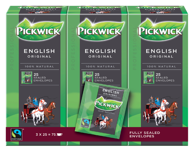 Thee Pickwick Fair Trade English 25x2.5gr