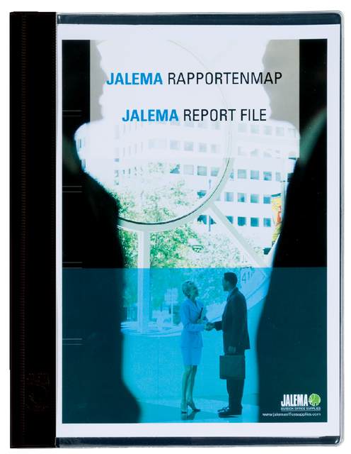 Rapportenmap Jalema A4 met snelhechter zwart