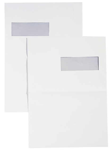 Envelop Quantore C4 229x324mm venster 4x11cm rechts zelfkl 250st