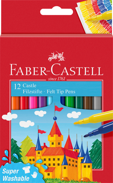 Kleurstift Faber-Castell assorti set à 12 stuks