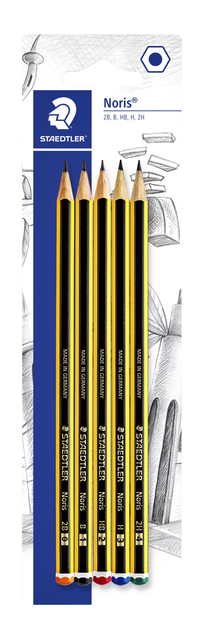 Potlood Staedtler Noris blister à 5 hardheden