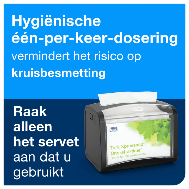 Servetten Tork Expressnap N4 extra zacht premium 1/2 vouw 2-laags wit 15850