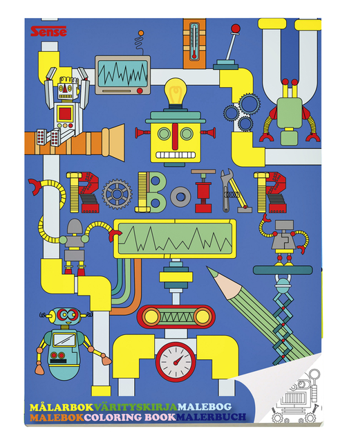 Kleurboek Haza Sense Robot