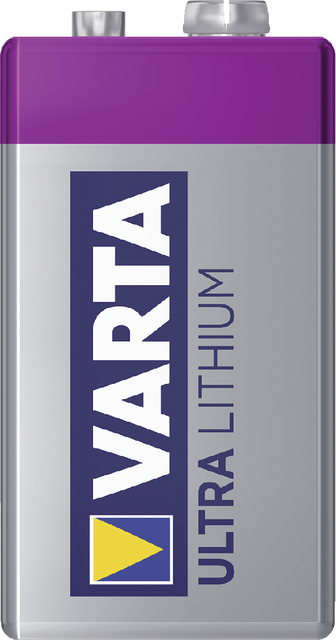 Batterij Varta Ultra lithium 9Volt