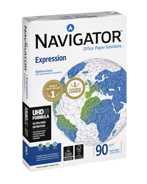 Kopieerpapier Navigator Expression A3 90gr wit 500vel