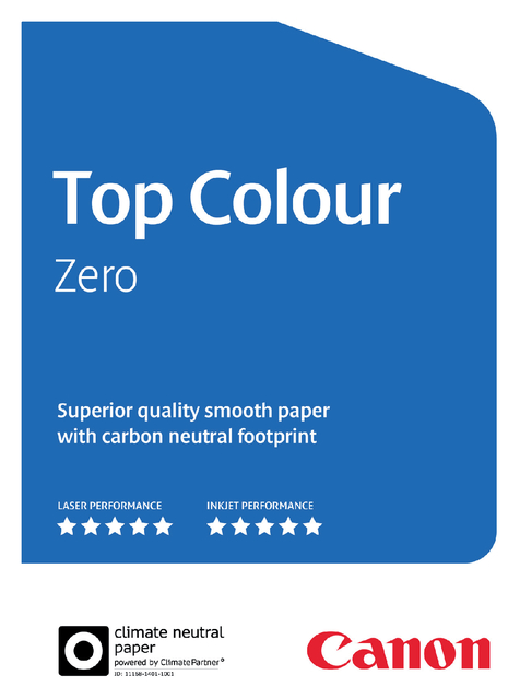 Laserpapier Canon Top Colour Zero A3 90gr wit 500vel