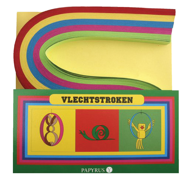 Vlechtstroken Kreatief 1.5x48cm assorti