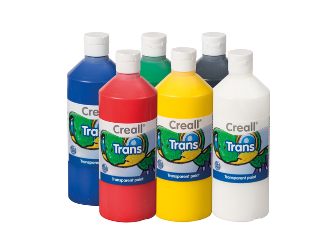 Raamverf Creall Trans rood 500ml