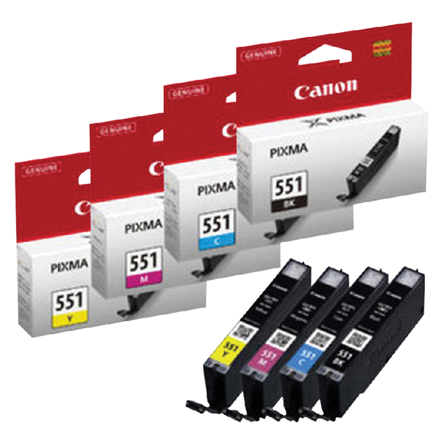 Inktcartridge Canon CLI-551 rood