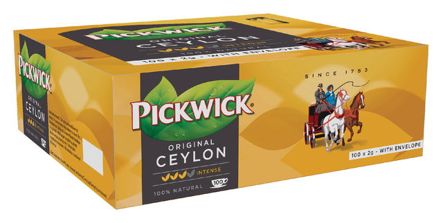 Thee Pickwick ceylon 100x2gr met envelop