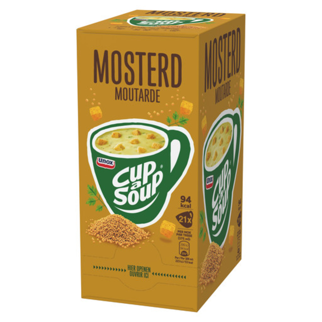 Cup-a-Soup Unox mosterd 175ml