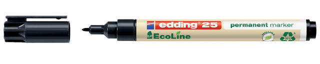 Viltstift edding 25 Ecoline rond 1mm zwart