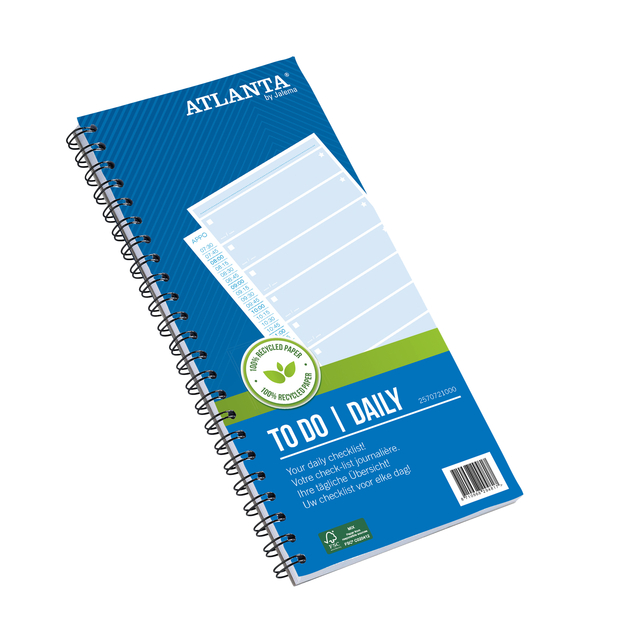 Things to do Atlanta Daily 140x297mm 125vel 70gr blauw