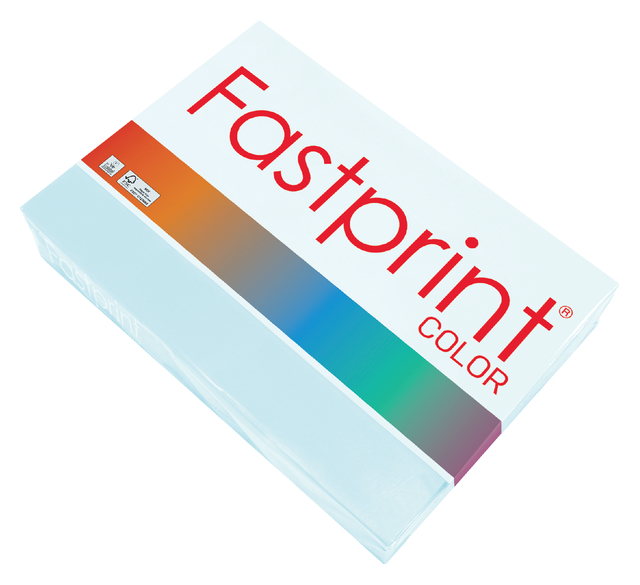 Kopieerpapier Fastprint A4 160gr lichtblauw 250vel