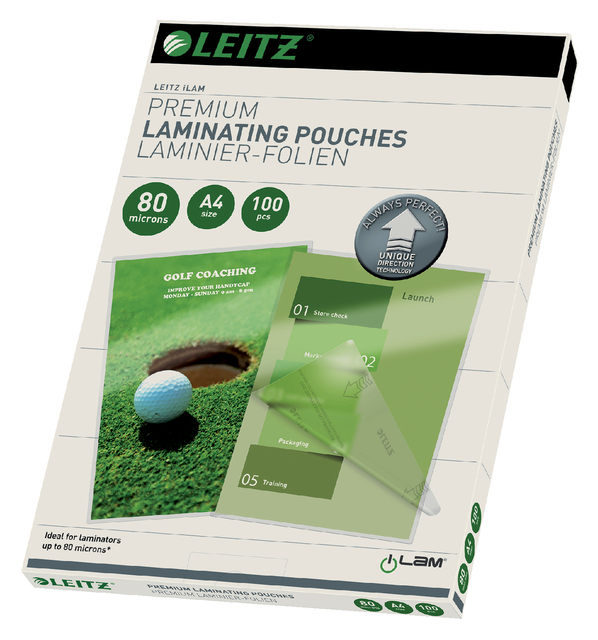 Lamineerhoes Leitz iLAM A4 2x80micron 100stuks