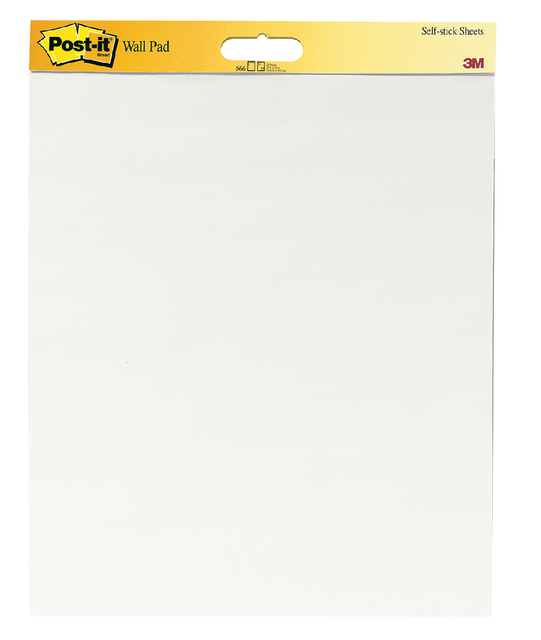 Meeting chart 3M Post-it 566 Super Sticky 50.8x58.4cm blanco