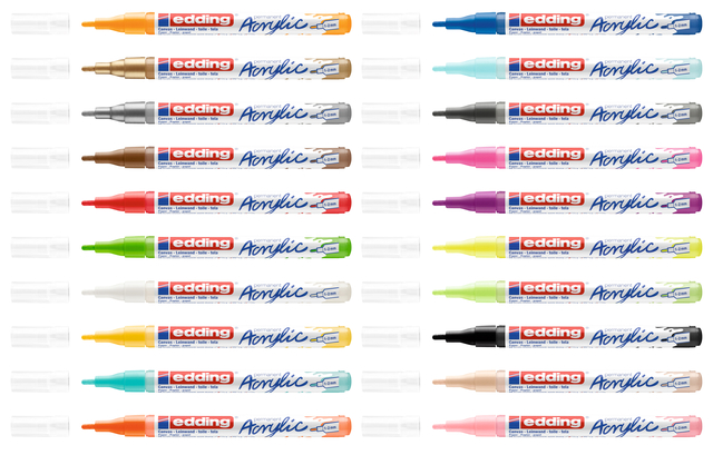 Acrylmarker edding e-5300 fijn warm beige