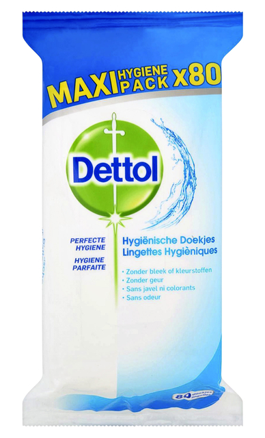 Hygiënische doekjes Dettol 80st