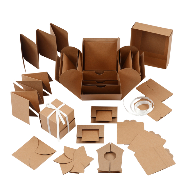 Explosion box Creativ Company 12x12x12cm naturel