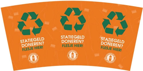 PETman wikkel Statiegeld Doneren?, kleur oranje