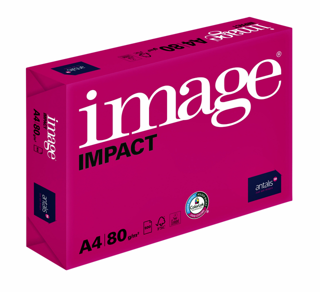 Kopieerpapier Image Impact A4 80gr wit 500vel