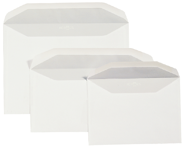 Envelop Quantore bank C5/6 114x229mm zelfklevend wit 50stuks