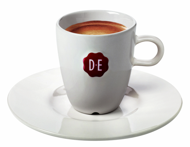 Schotel Douwe Egberts espresso wit